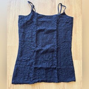 Ann Taylor Navy Blue Tank Top